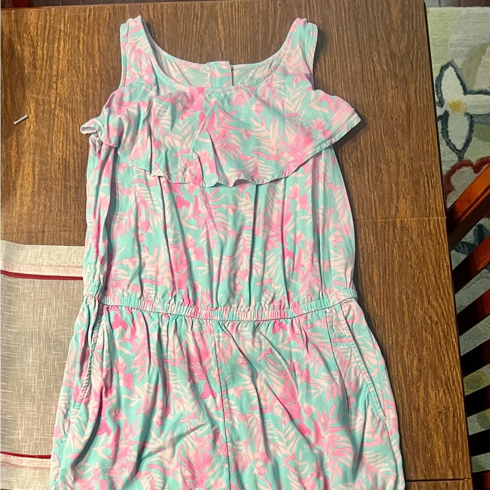 Vineyard Vines Girls Floral Romper Size 16